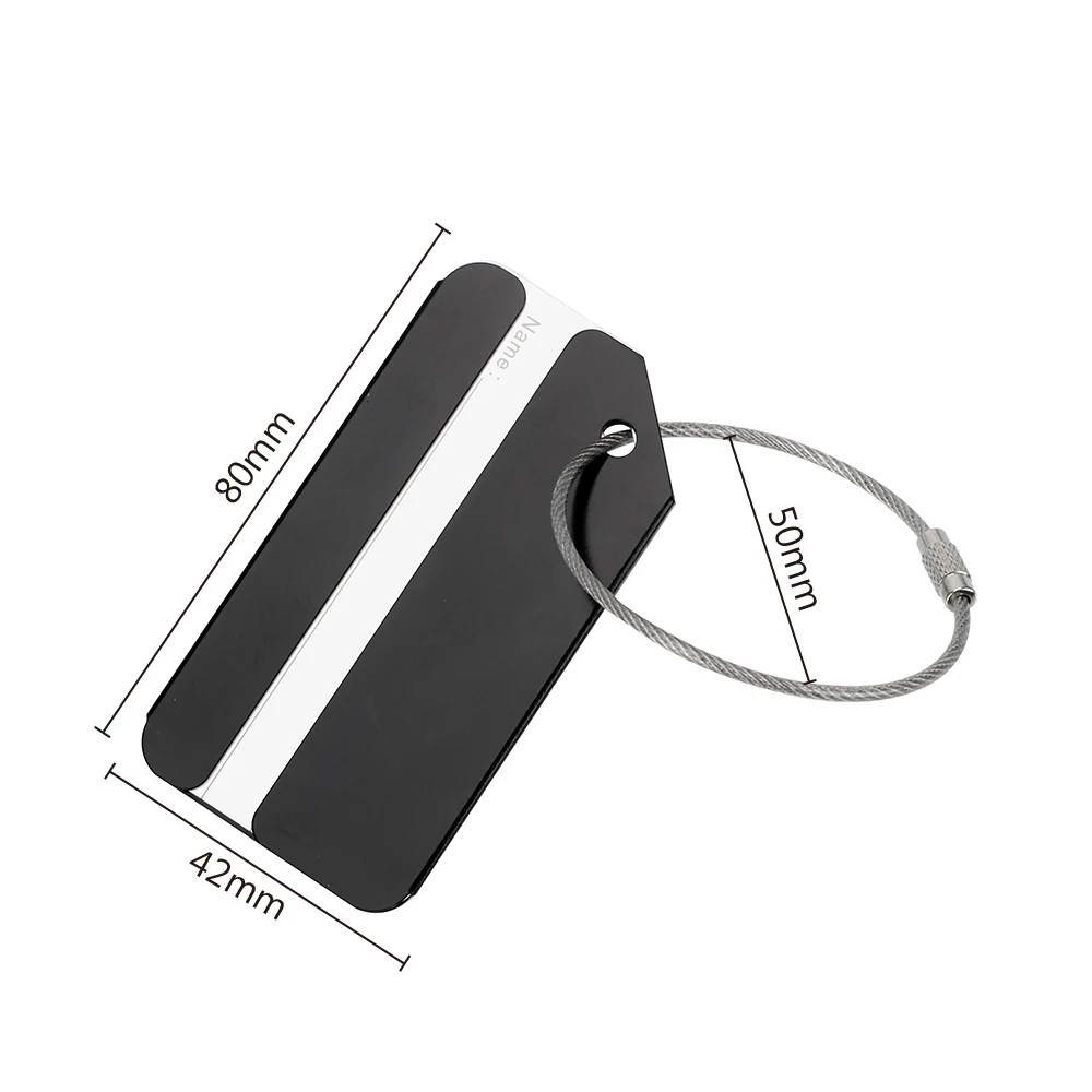 Металлическая бирка для багажа этикетка дорожного чемодана бирки багажа|Сумки