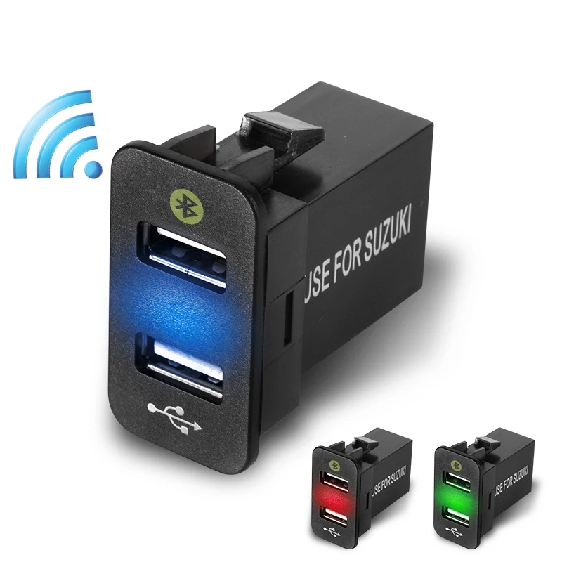 Хороший продукт 12 В USB разъем автомобильное зарядное устройство для Suzuki Liana Araba Aksesuar Автомобильный светодиодный светильник с USB двойной порт место парковки