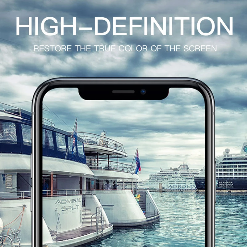 6D закаленное Стекло для iPhone Xs X XR XS MAX Экран пленка на весь экран на защитной Стекло для iPhone X XR XS Max пленка