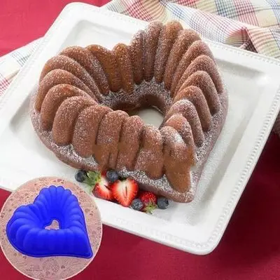 Шифон торт мусс хлеб любящее сердце Форма силиконовые формы для выпечки