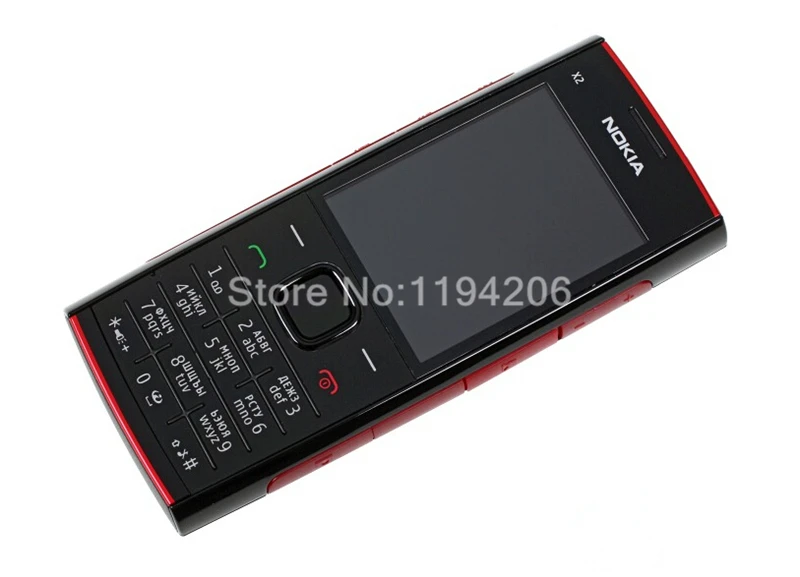 Оригинальный разблокированный телефон Nokia X2-00 Bluetooth FM JAVA 5 МП Лидер продаж в Польше