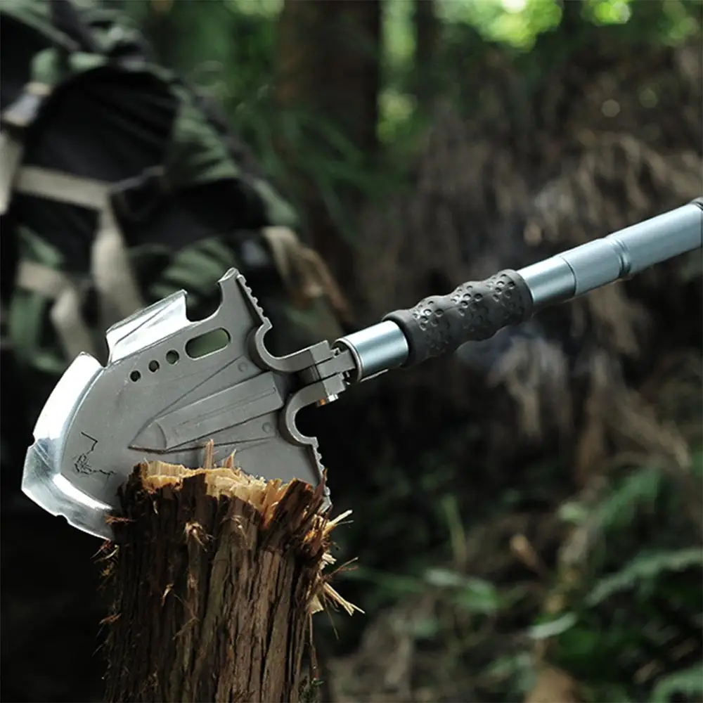 Военная Портативная Складная лопата и Pickax с тактическим мультиинструментом для