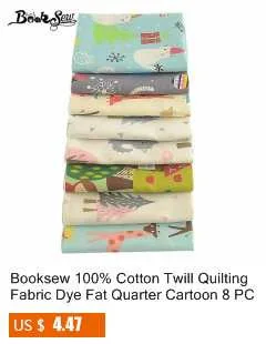 Booksew темно-коричневый хлопок льняная ткань швейный материал Tissu Лоскутная скатерть сумка занавеска подушка Zakka тканевый измеритель ткани
