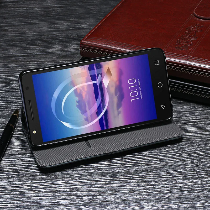 YeLun для Alcatel U5 HD Мобильный телефон случае Роскошные Единорог кожаный флип чехол