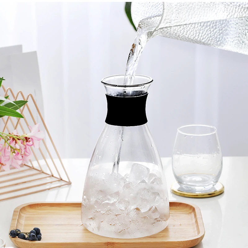 Стеклянный чайник холодной бутылки термостойкий боросиликат стекло для чая