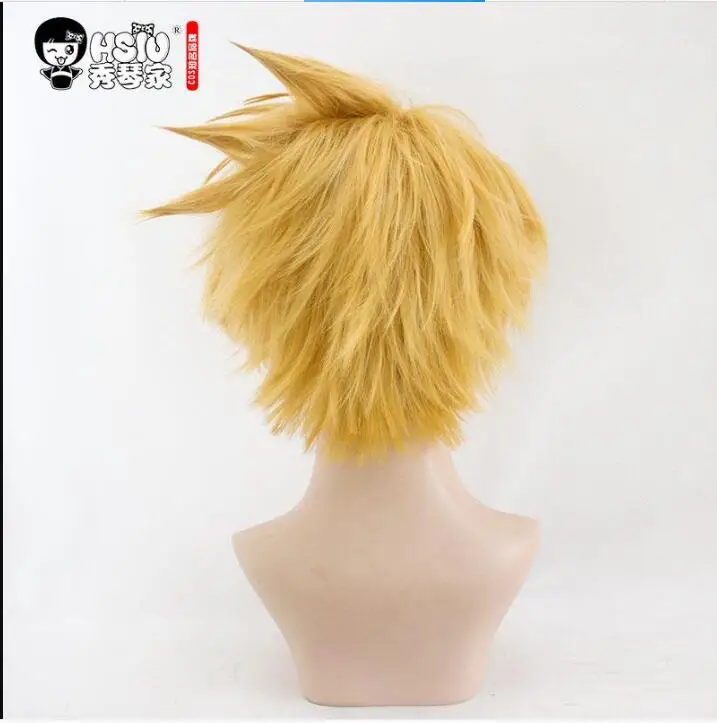 Новинка высокое качество Kaminari Denki парик для косплея My Hero Academy Play костюм на
