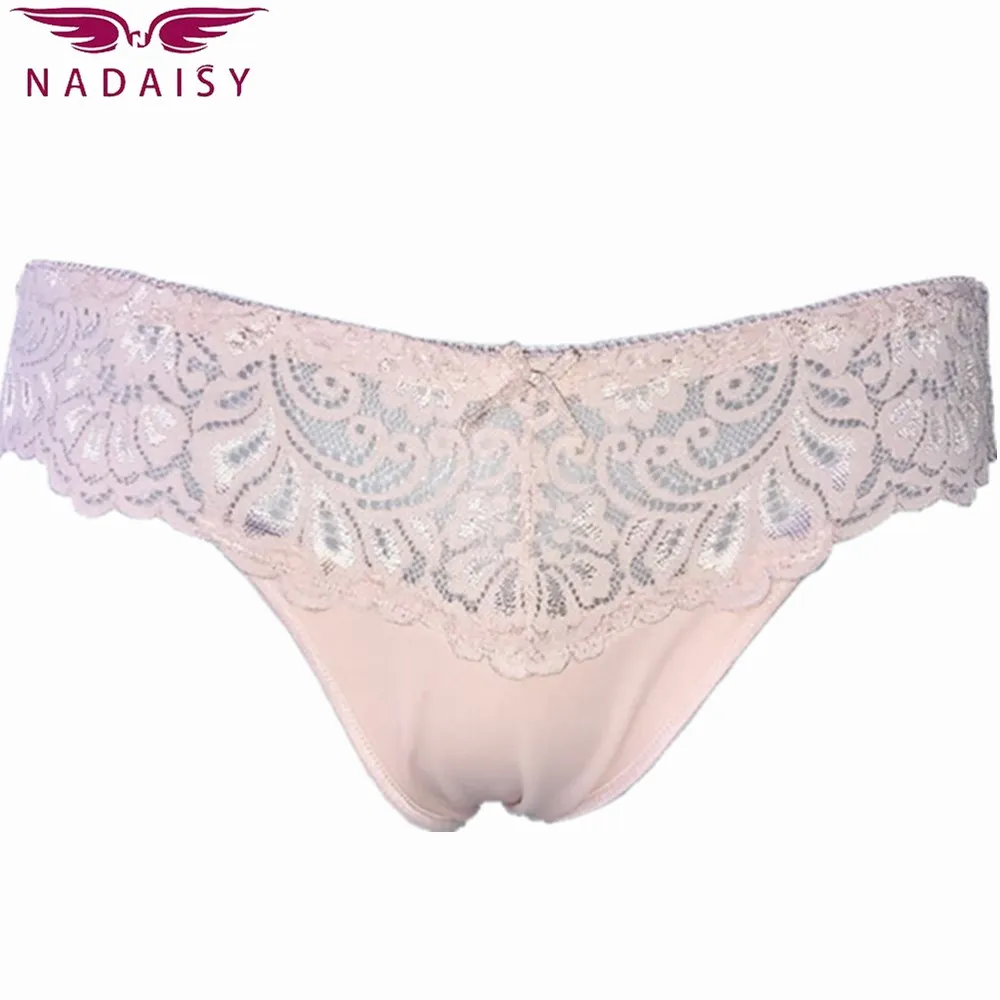 Nadaisy розовые трусики Для женщин нижнее белье хлопок промежность прозрачной белья