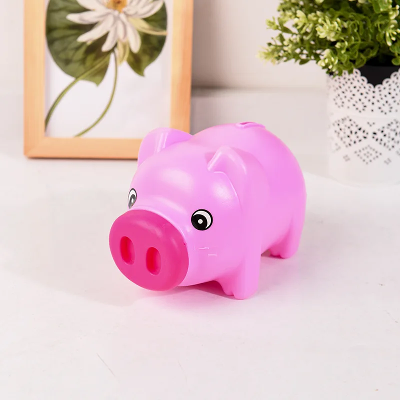 

Портативная симпатичная пластиковая Копилка, копилка для монет, детская игрушка, подарки для детей, домашняя коллекция, 3 цвета