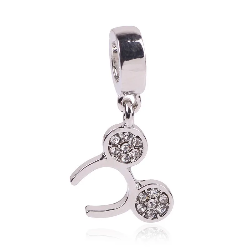 B029 Ranqin ожерелье, Европейская мода, подарок, оригинальная розовая бусина, Подходит для Pandora, женский браслет с подвеской, Минни, Дональд Дак, собака - Цвет: B029