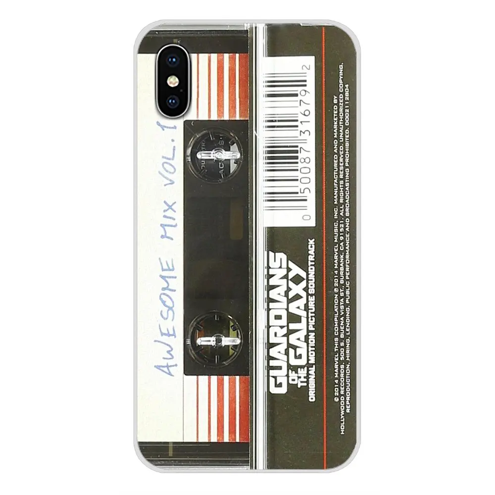 Прозрачные мягкие чехлы с магнитной лентой Кассетная аудиолента для Huawei P Smart Mate