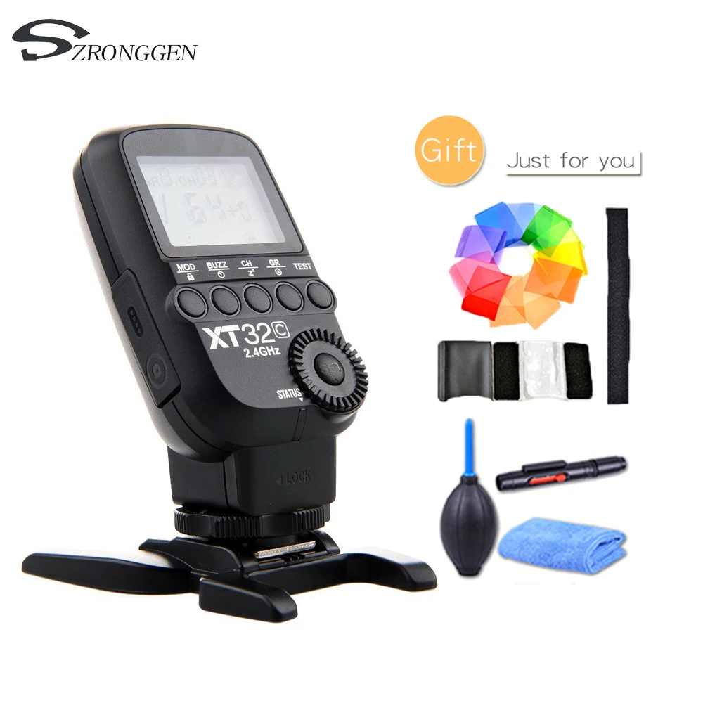 Godox XT32 XT32C 2 4G беспроводной 1/8000s триггер вспышки для камеры Canon Dslr TT685 V860 II V850 AD360