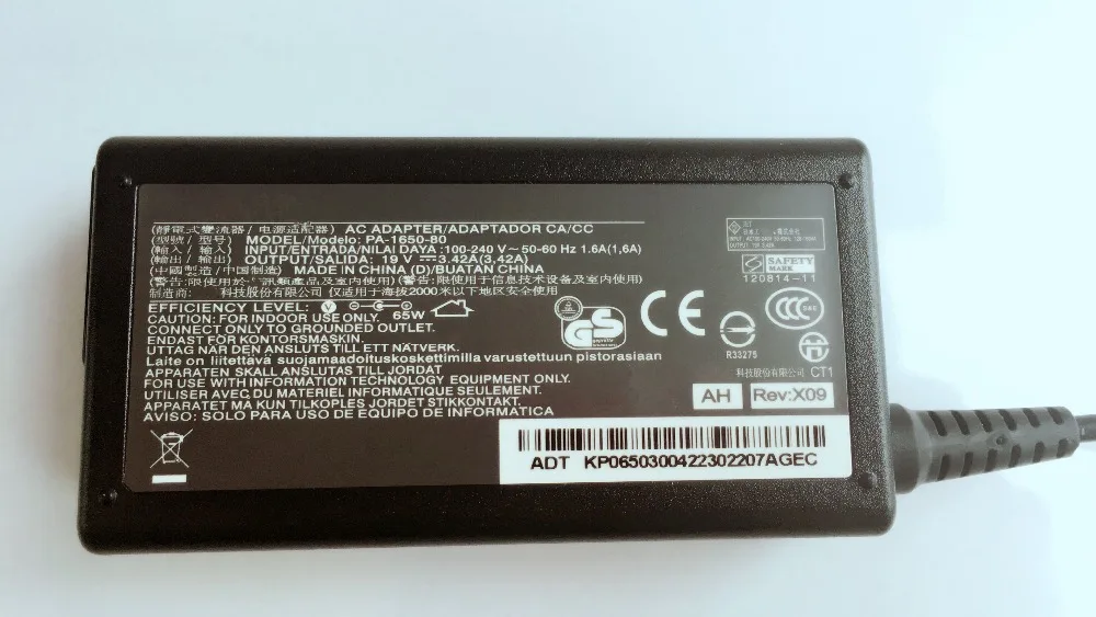 Зарядное устройство для Acer Chromebook C720 C720P W700 W700P оригинальный адаптер переменного