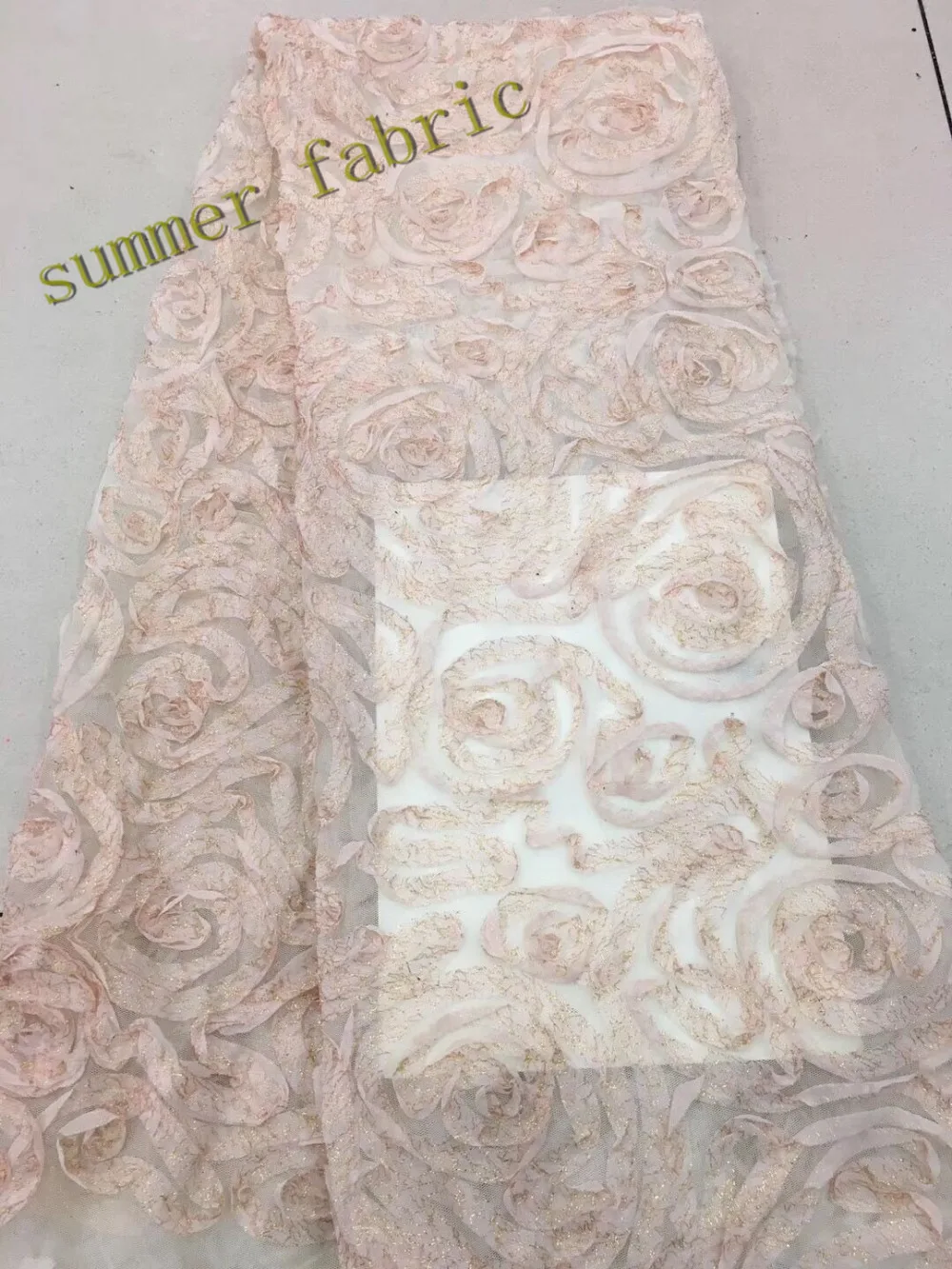 (5yards/pcs) Flower embroidery French tulle lace fabric Black gold thread african french high quality | Дом и сад