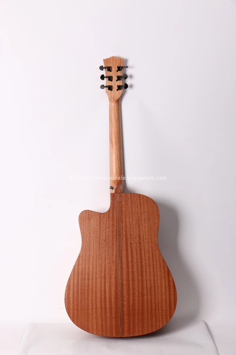 Finlay 41 &quotакустическая электрогитара Массив ели Топ/красное дерево тело 12