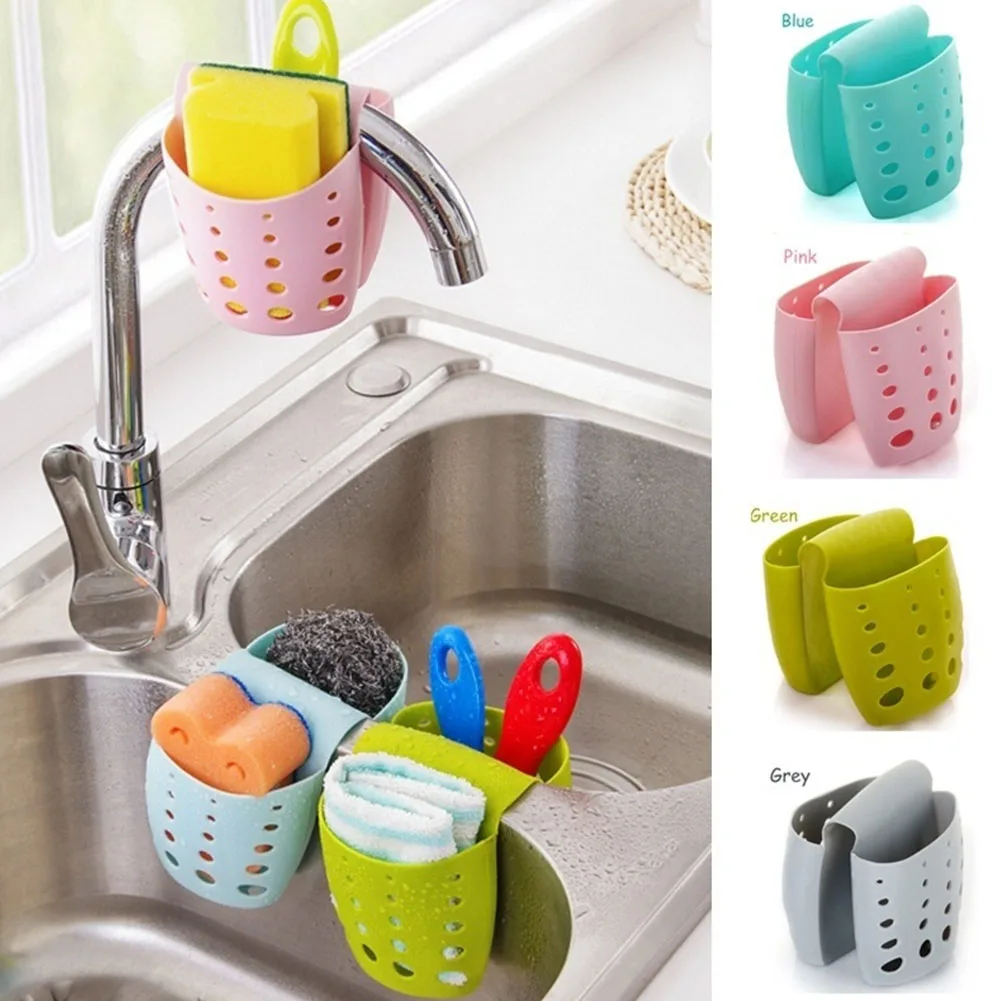 Корзина для слива органайзер устройств полка хранения губка держатель|Подставки