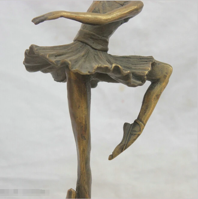 ZSR908 + Китайская народная культура ручная работа старая бронзовая латунная статуя