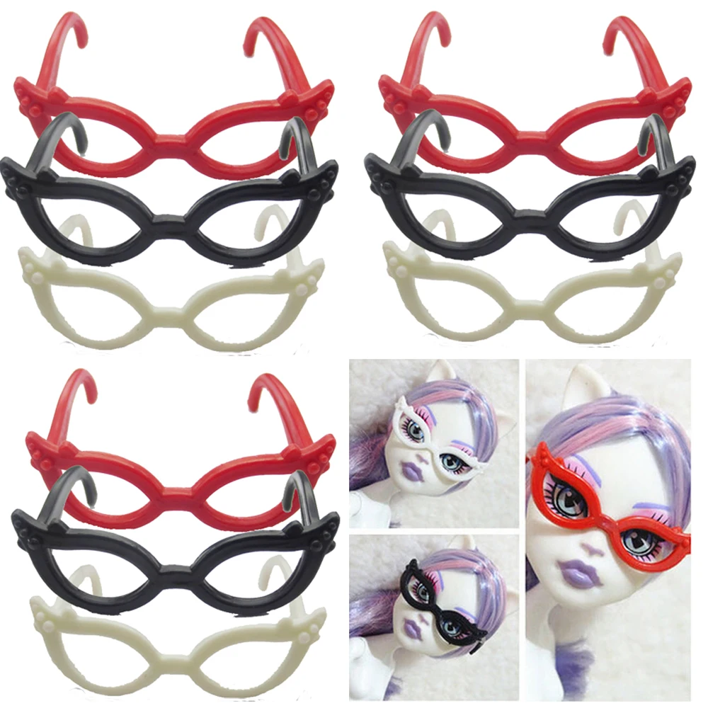 Аксессуары для кукол NK 10 шт./компл. пластиковые очки Monster High кукольный Барби Куклы