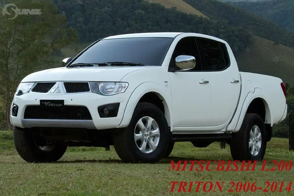 6 дюймов Fender Flare ABS колеса арки для Mitsubishi L200 Triton 2006 2007 2008 2009 2010 2011 2012 2013 стайлинга автомобилей
