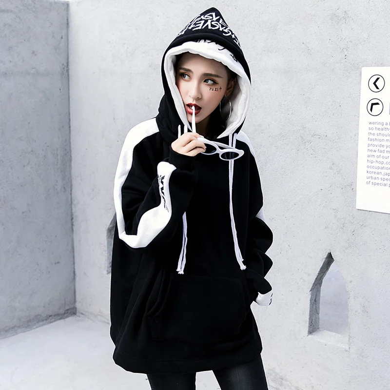 Women Warm Hoodies Hip Hop Fashion Cotton Headwear Sweatshirts Us size S-XL | Женская одежда