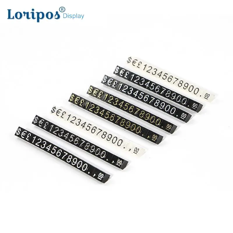 Оптовая продажа миниатюрная акриловая бирка с комбинированным ценовым знаком