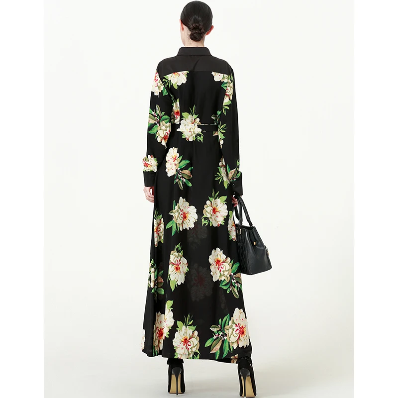 Дубай кафтан кимоно новейший кардиган платье для женщин новый цветочный принт