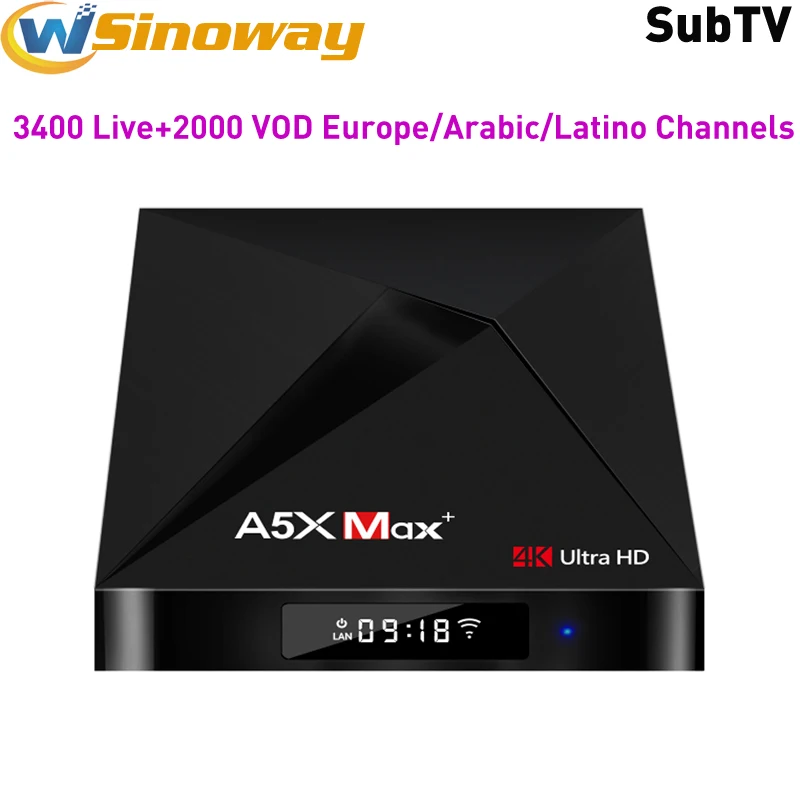 Ip tv приставка A5M Макс 4 Гб Швеция Бразилия IP tv приставка с турецким Sub tv подписка m3u Европа французская Германия Россия IP ТВ приставка