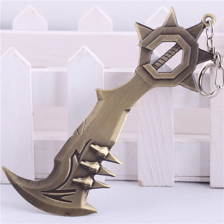 2017 Горячей Продажи Брелок Glory Исполнения Офицер Draven Метательный Топор 12 см Металл