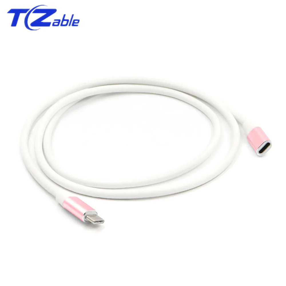 Удлинительный кабель USB C типа Папа мама для Macbook кабели конвертер зарядный 3 1