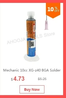 MECHANIC MCN-UV35 5 шт. высококачественный припой флюс для ремонта мобильных телефонов паяльная станция BGA процесс ремонт легко сварить