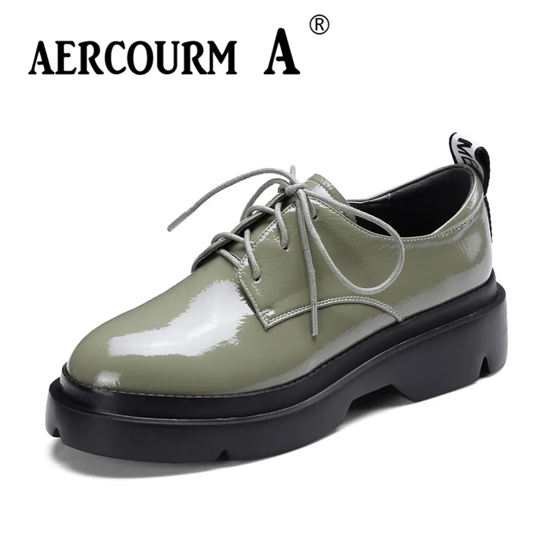 Aercourm A 2018 г. Для женщин обувь из натуральной кожи женская кружевная Повседневное