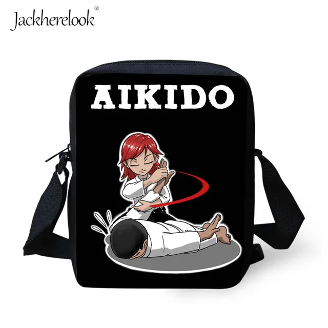 Jackherelook дзюдо каратэ цзюджитсу школьные ранцы для мальчиков ранец тхэквондо бокс айкидо Кроссбоди Сумка детская школьная сумка на плечо - Цвет: HK3238E