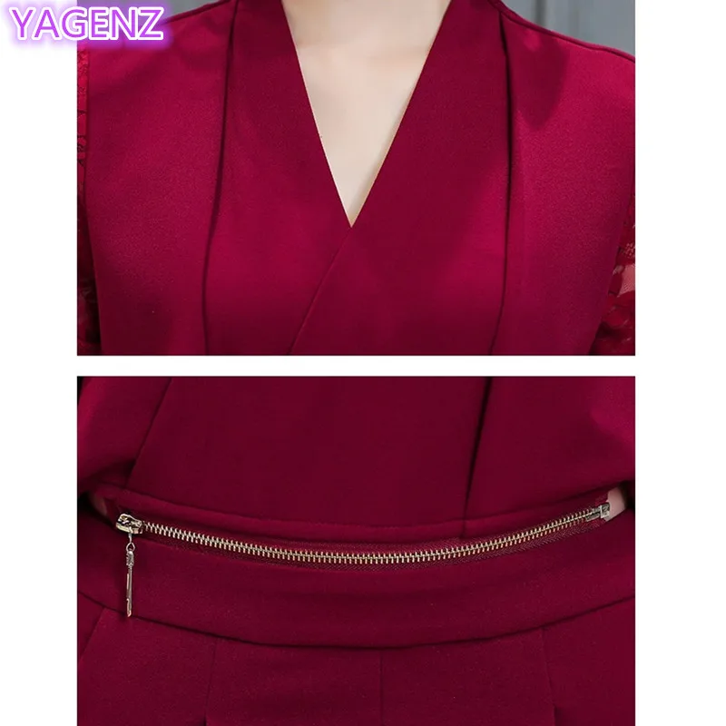 YAGENZ Женский комплект 2 шт. повседневный спортивный костюм осенняя Женская одежда