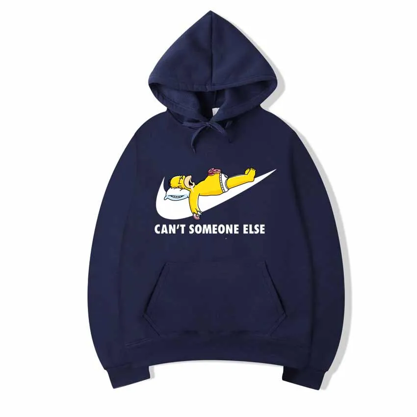 Navy blue Новинка, mailbag, с принтом, высокое качество, marvel duck, мужская толстовка с капюшоном, Мужская толстовка, пуловер - Цвет: Navy blue