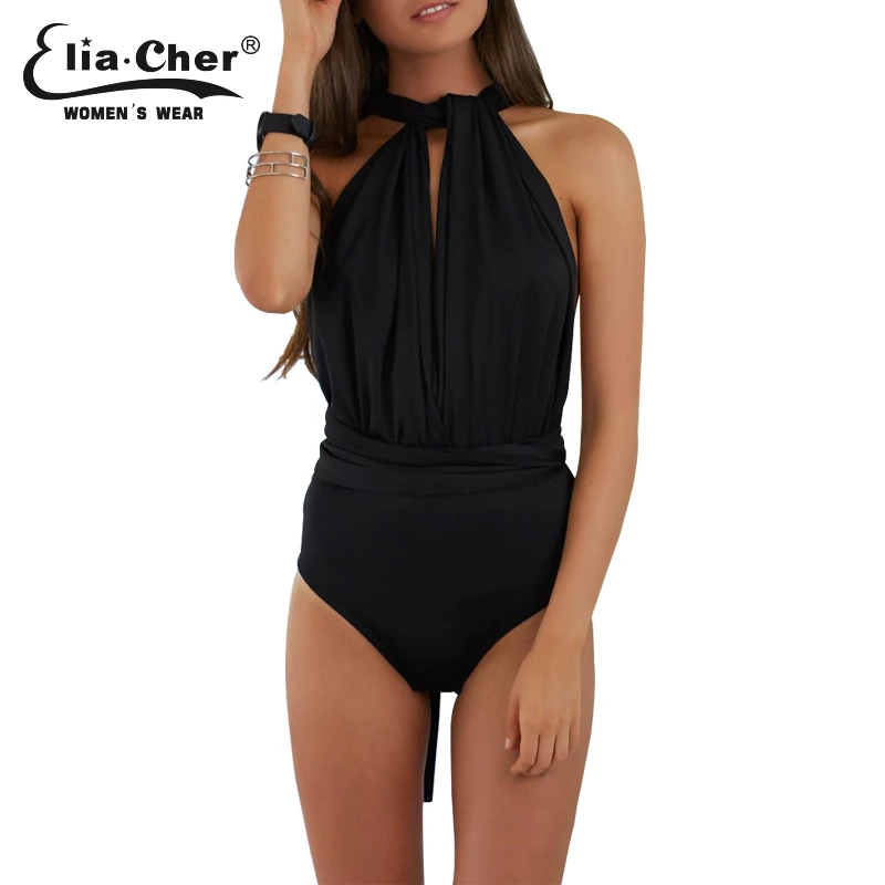 Nude Bodysuit Women Rompers Elia Cher Brand Новое Поступление Plus Size Casual Clothing Chic Fashion Sexy Lady Jumpsuits |
