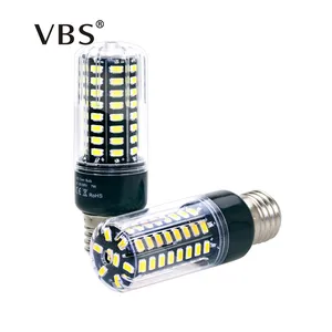 Светодиодный ная лампочка 5736 SMD, более яркая цилиндрическая лампа 5730, светильник Вт, 5 Вт, 7 Вт, 8 Вт, 12 Вт, 15 Вт, E27, E14, 85-3,5 в, не мигает, Холодныйтеплый белый свет