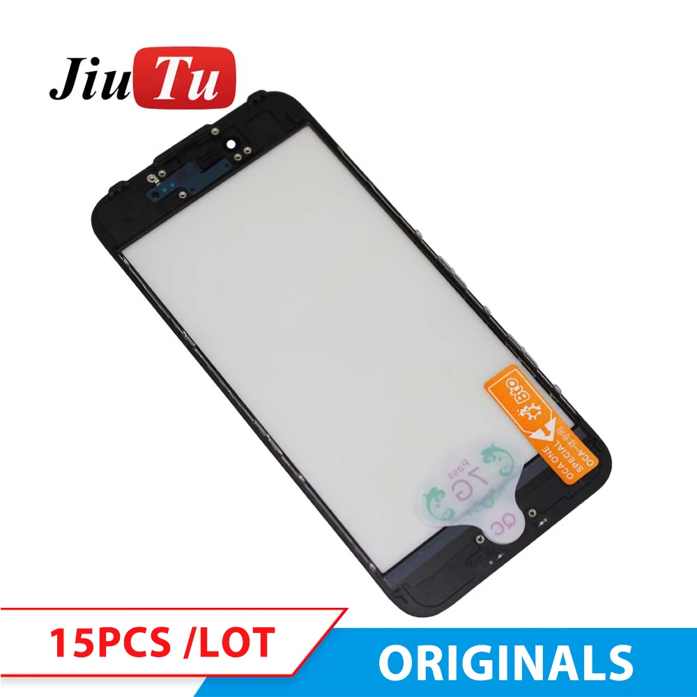 OEM Оригинальный холодный пресс 3 в 1 стекло с рамкой + OCA Запчасти для iPhone 8P 8G 7P 7G 6SP 6S