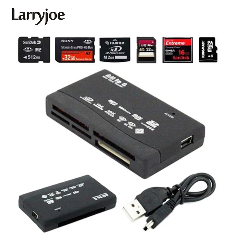 Larryjoe новейшая скорость 2 0 Мини Micro SD T Flash TF M2 USB устройство для чтения карт памяти