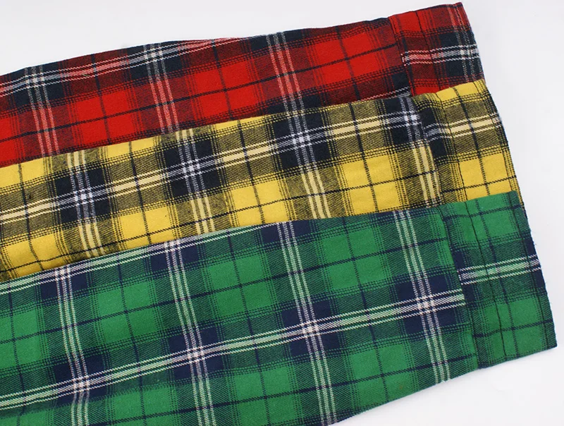 Мужская Фланелевая рубашка в клетку Классическая Повседневная на пуговицах с