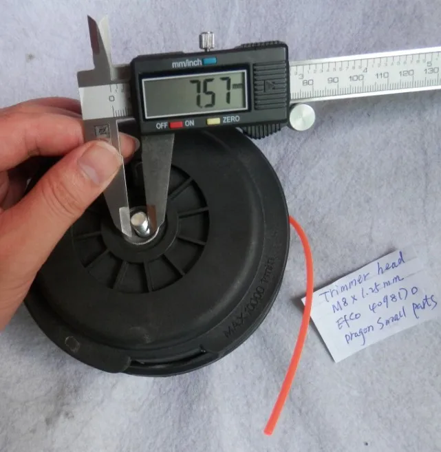 30% нейлоновая триммерная головка MLH M8* 1,25 мм Замена EFCO 4098172 DUAL Line STRIMMER струнная кусторезная головка