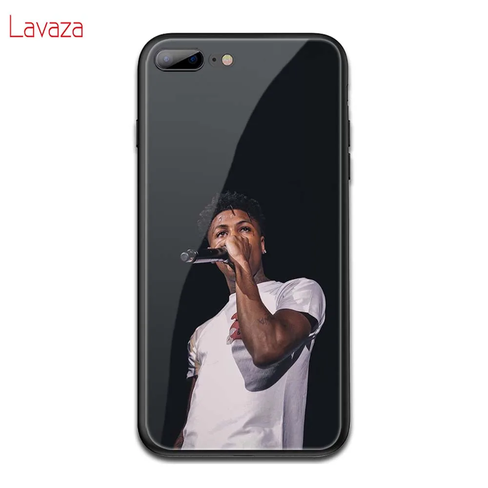 Lavaza Youngboy никогда не сломался снова закаленное стекло TPU чехол для iPhone 6 6S 7 8 Plus 5 5S SE XR X XS 11 Pro MAX чехол - Цвет: TG4