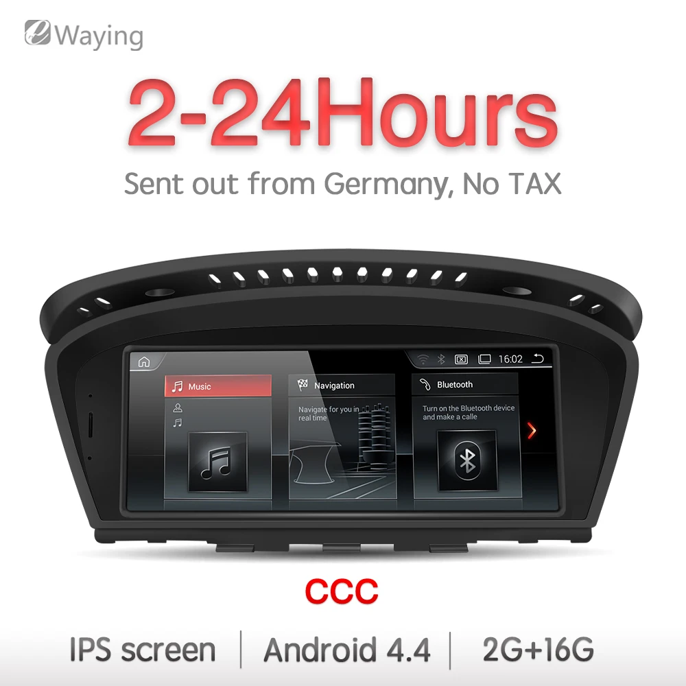 Ewaying 8 &quotAndroid4.4 1G RAM 16G ROM для CCC Автомобильный мультимедийный серии BMW 3 5 E60 E61 E62 E90 E91