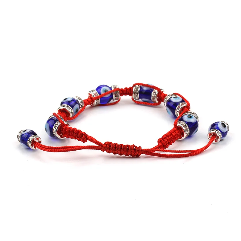 2020 ювелирные изделия ручной работы браслет из бисера сглаза красная строка