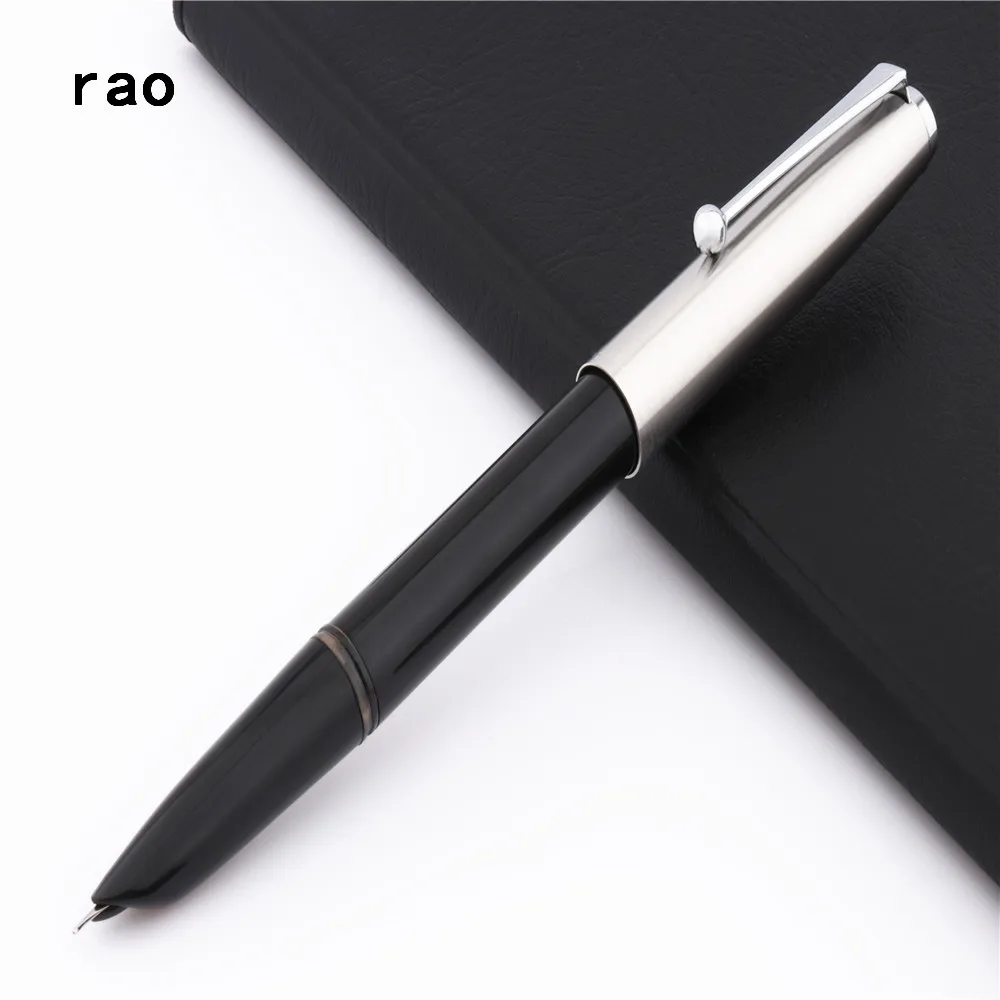 Роскошный высококачественный Jinhao 51A Ретро студент, школа, офис, перьевая ручка - Цвет: Black -F