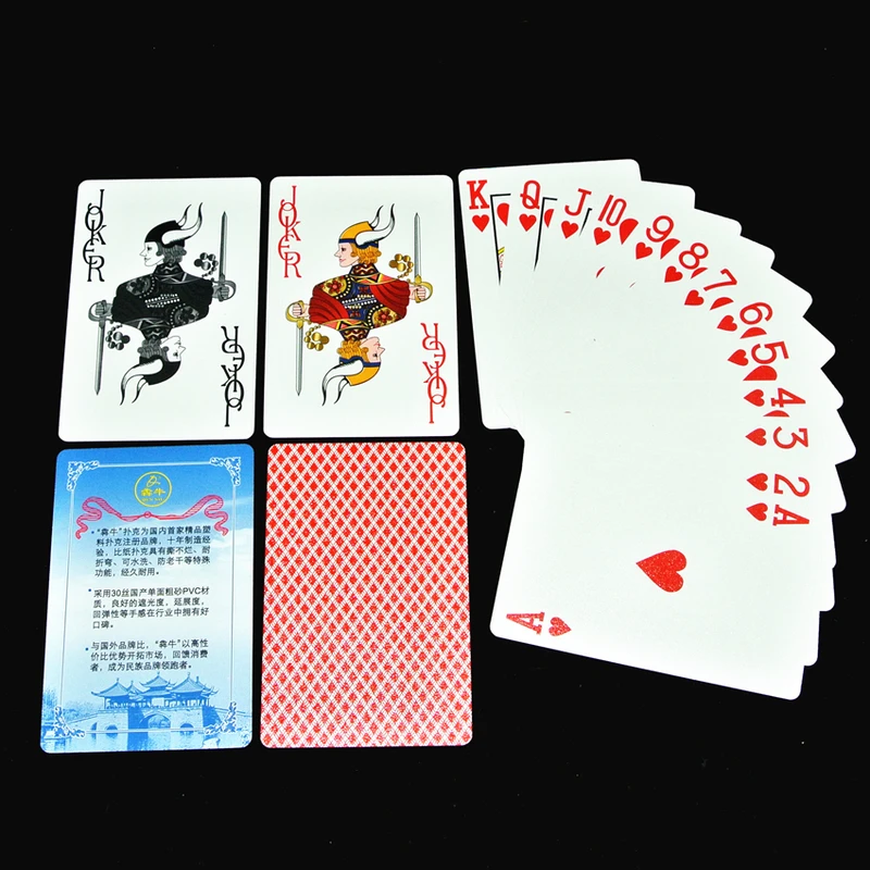 

1Pcs Professional Poker Waterproof Wear Frosted Plastic Cards