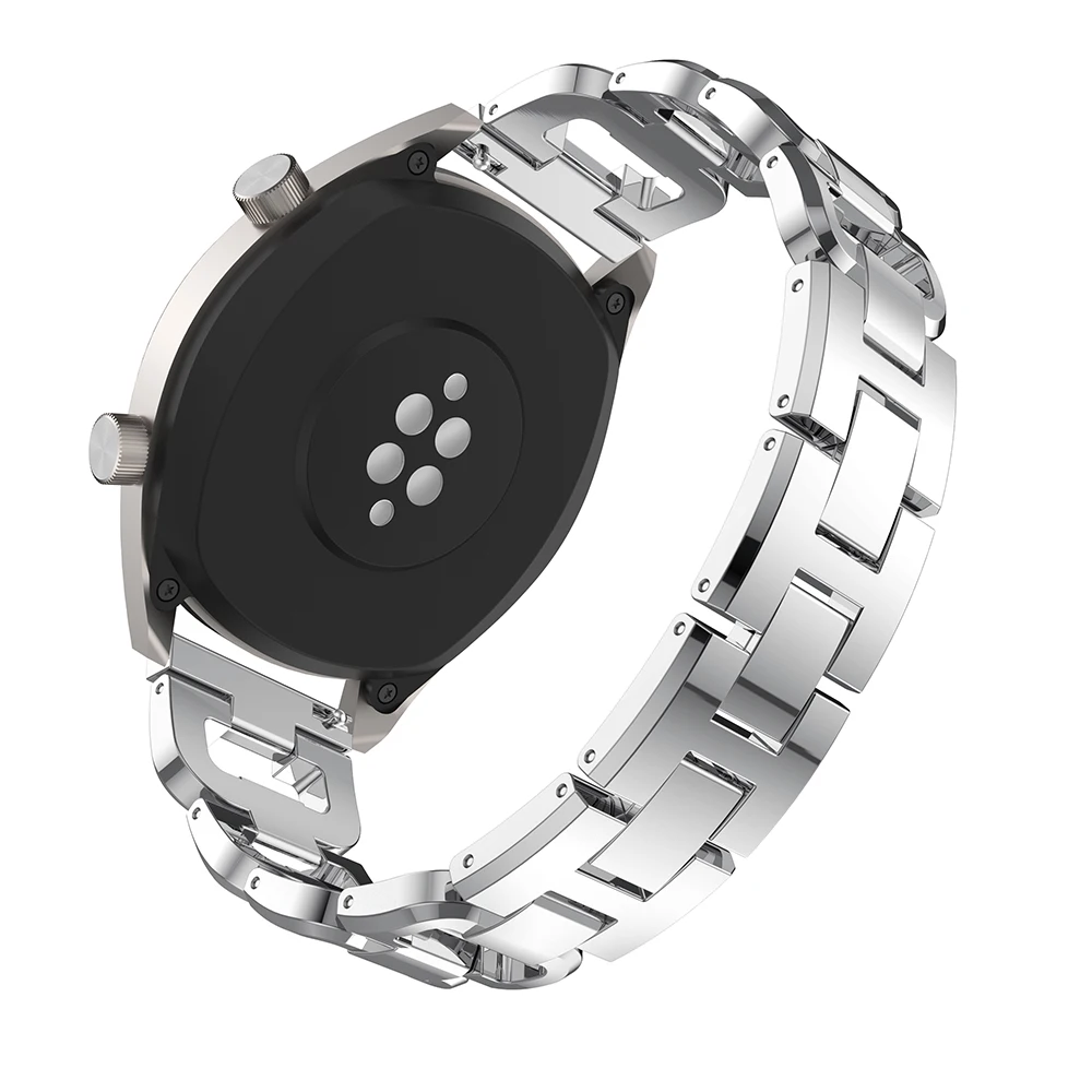 22 мм Мужские часы женский браслет для samsung gear S3/Galaxy 46 мм Смарт-часы из алюминиевого сплава браслет для HUAWEI GT ремешок