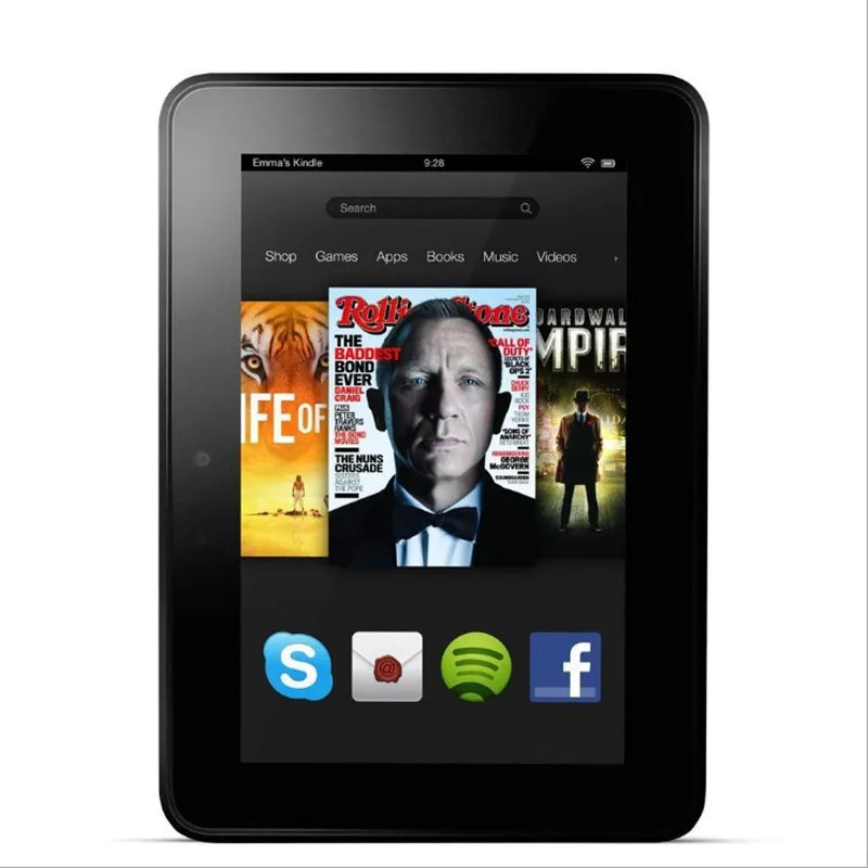 kindle fire hd 7 e book IPS HD screen 16g memories WIFI Double antenna technology adopted 1.2GHz dual core OMAP 4460 processor |