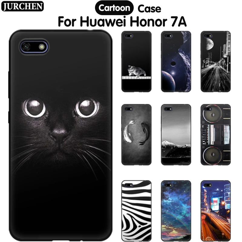 Чехол JURCHEN для Huawei Honor 7A русская версия 5 45 дюймов чехол с рисунком мягкая задняя
