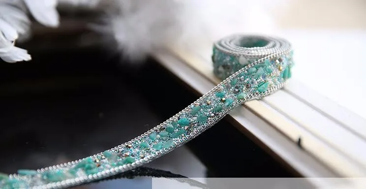 Поддельные жемчужные бисерные Кружева отделка винтажная сетчатая ткань кружево с блестками бисером жемчужная отделка тесьма Кружевная аппликация RS287