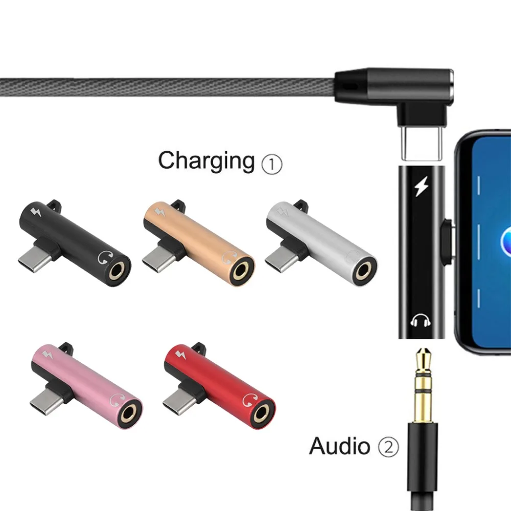 Olhveitra USB C наушники аудио зарядное устройство адаптер 2 в 1 Тип до 3 5 мм