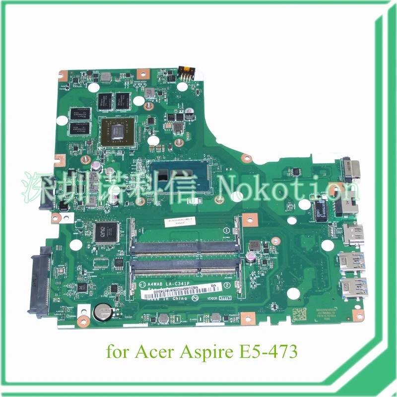 NOKOTION nbпельmy020 A4WAB стандартная материнская плата для ноутбука acer aspire LA C341P